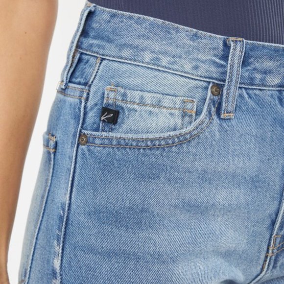 KAN CAN USA- HIGH RISE CHEWED UP MOM JEAN - Picture 11 of 13